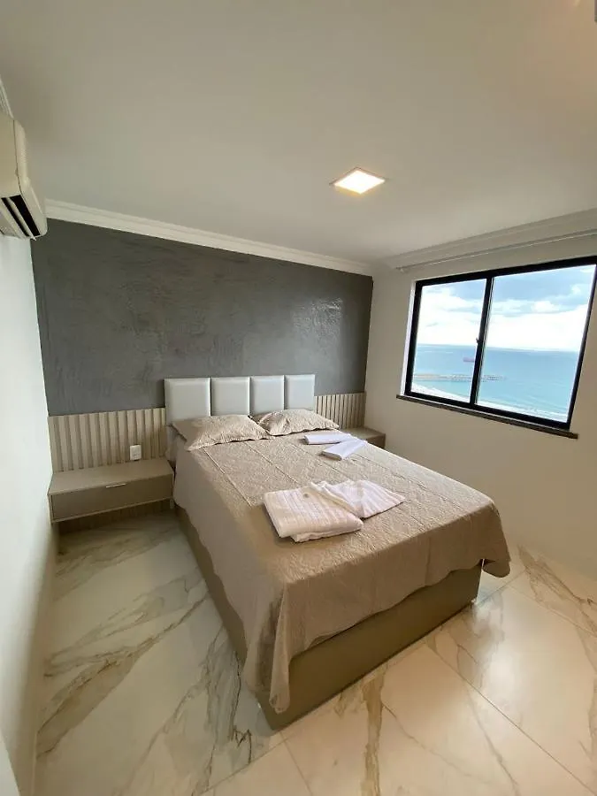 Apartamento Praia De Iracema Vista Para O Mar 18 Andar فورتاليز